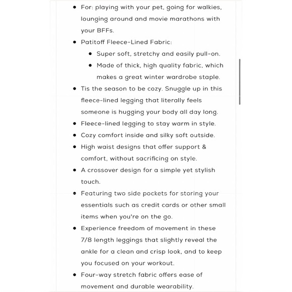 Halara Women’s Mid Rise Pocket Black Leggings Size M - Picture 16 of 16